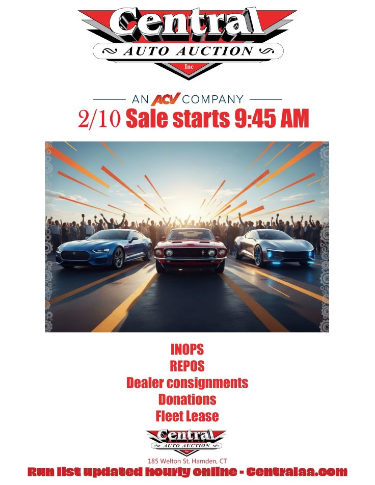 New at Central Auto Auction