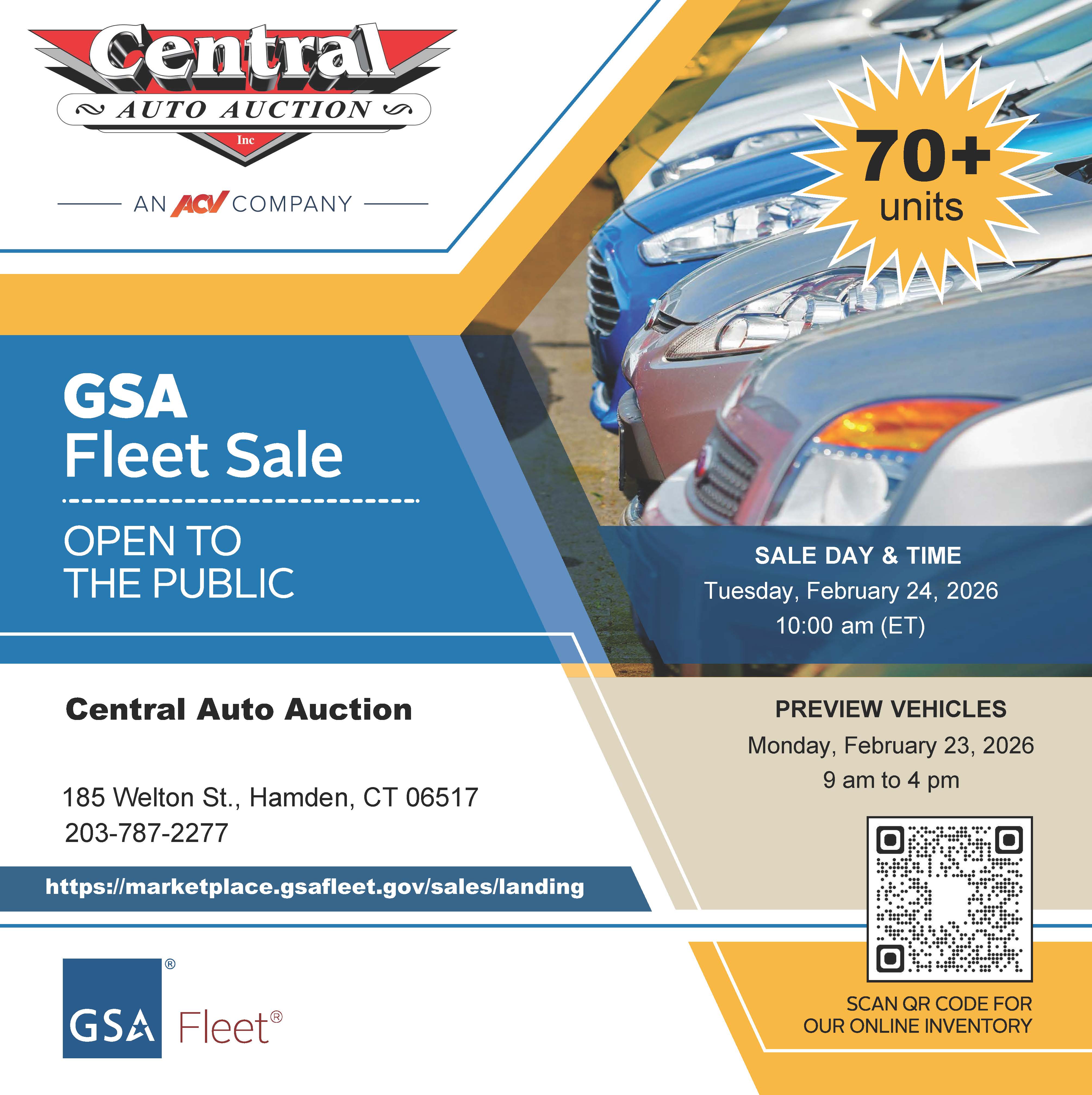 New at Central Auto Auction