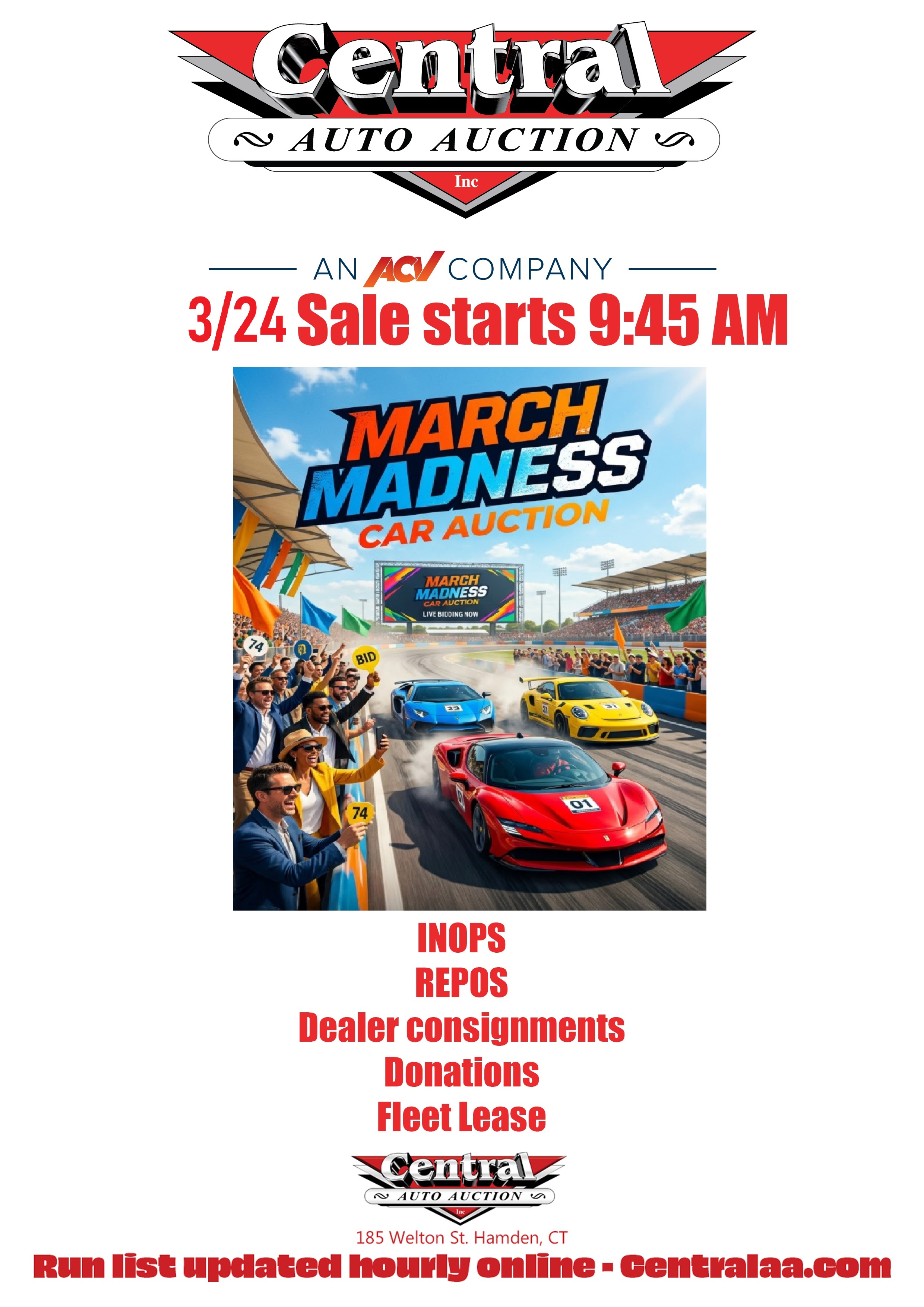 New at Central Auto Auction