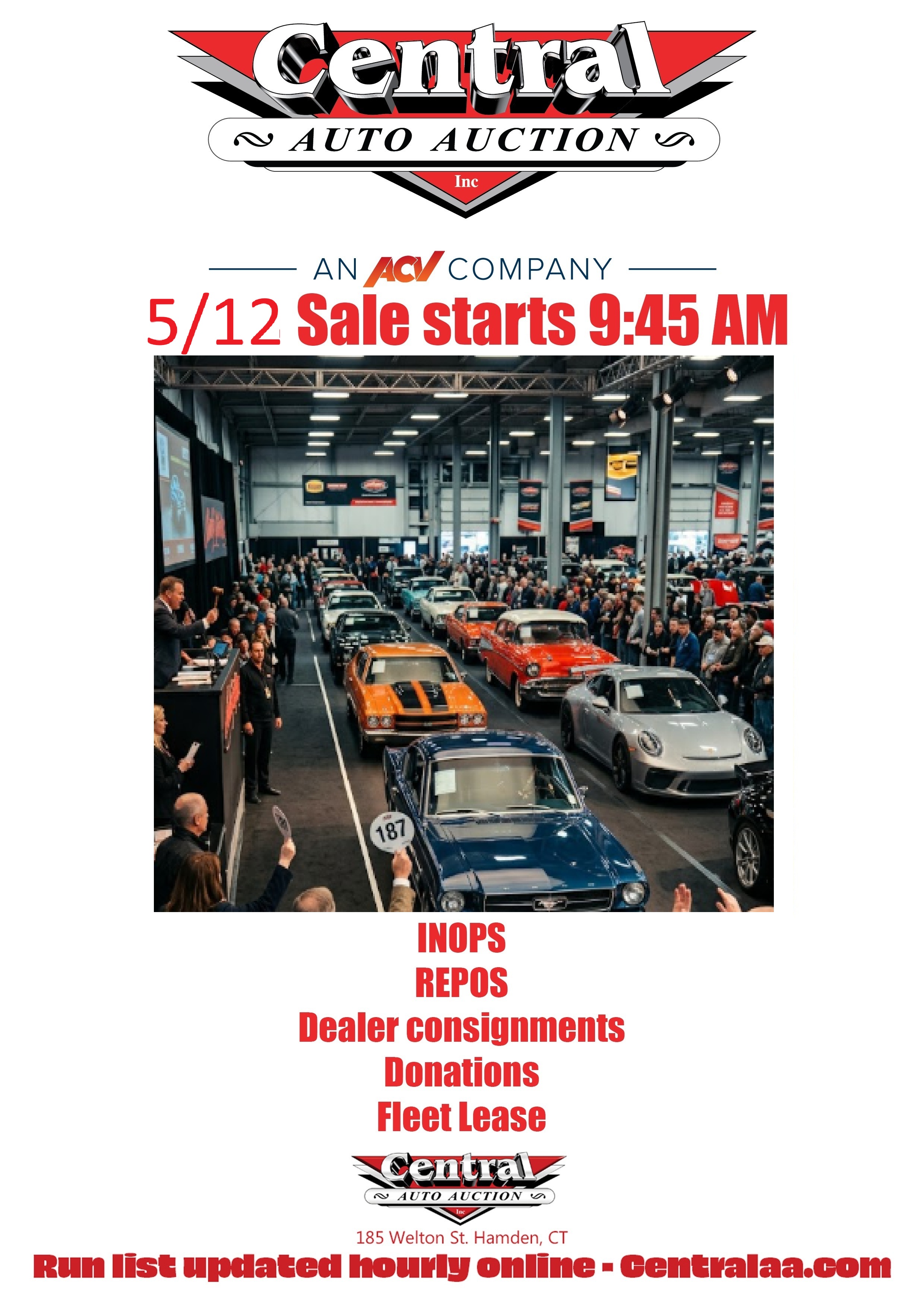 New at Central Auto Auction