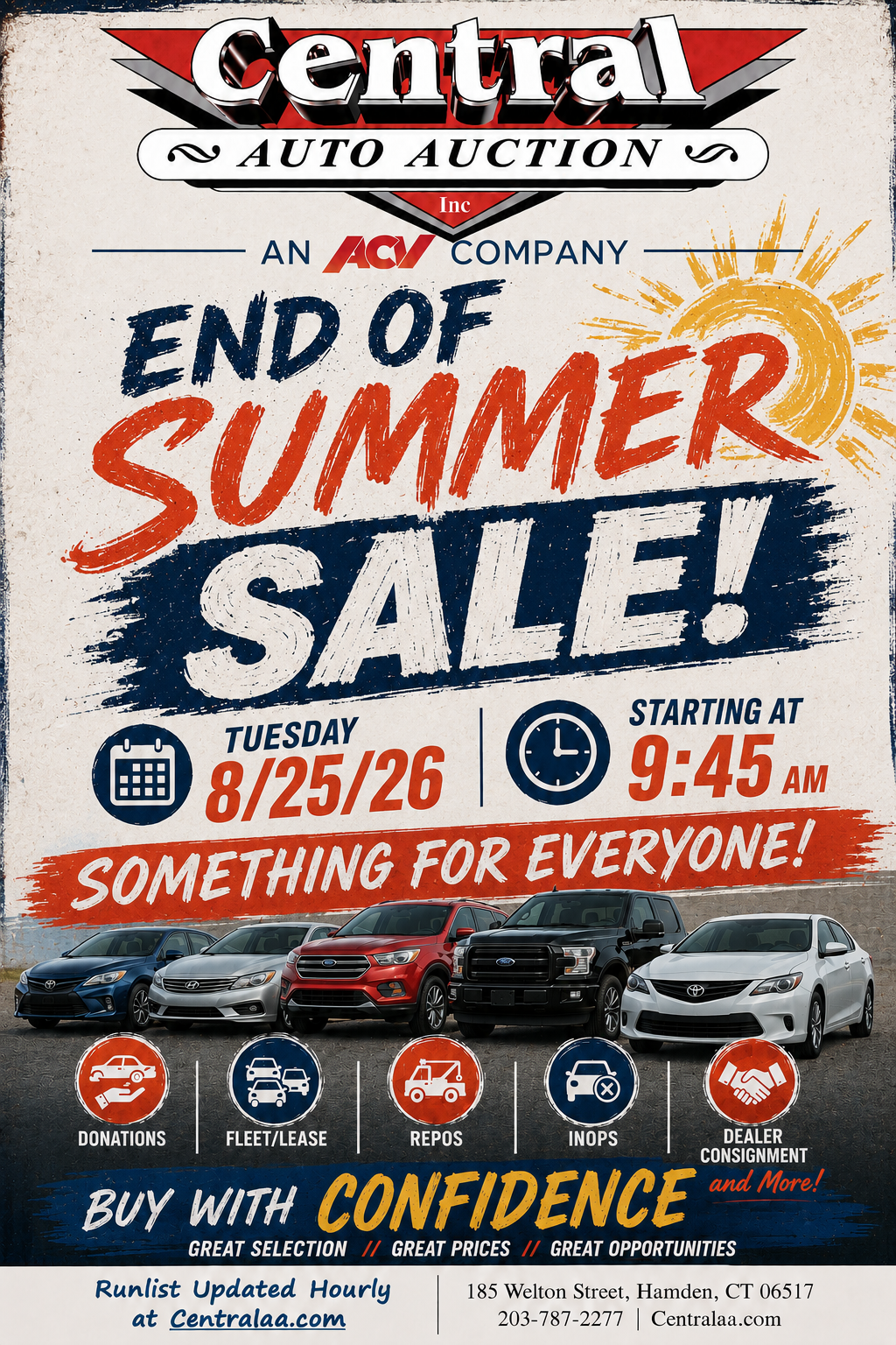 New at Central Auto Auction
