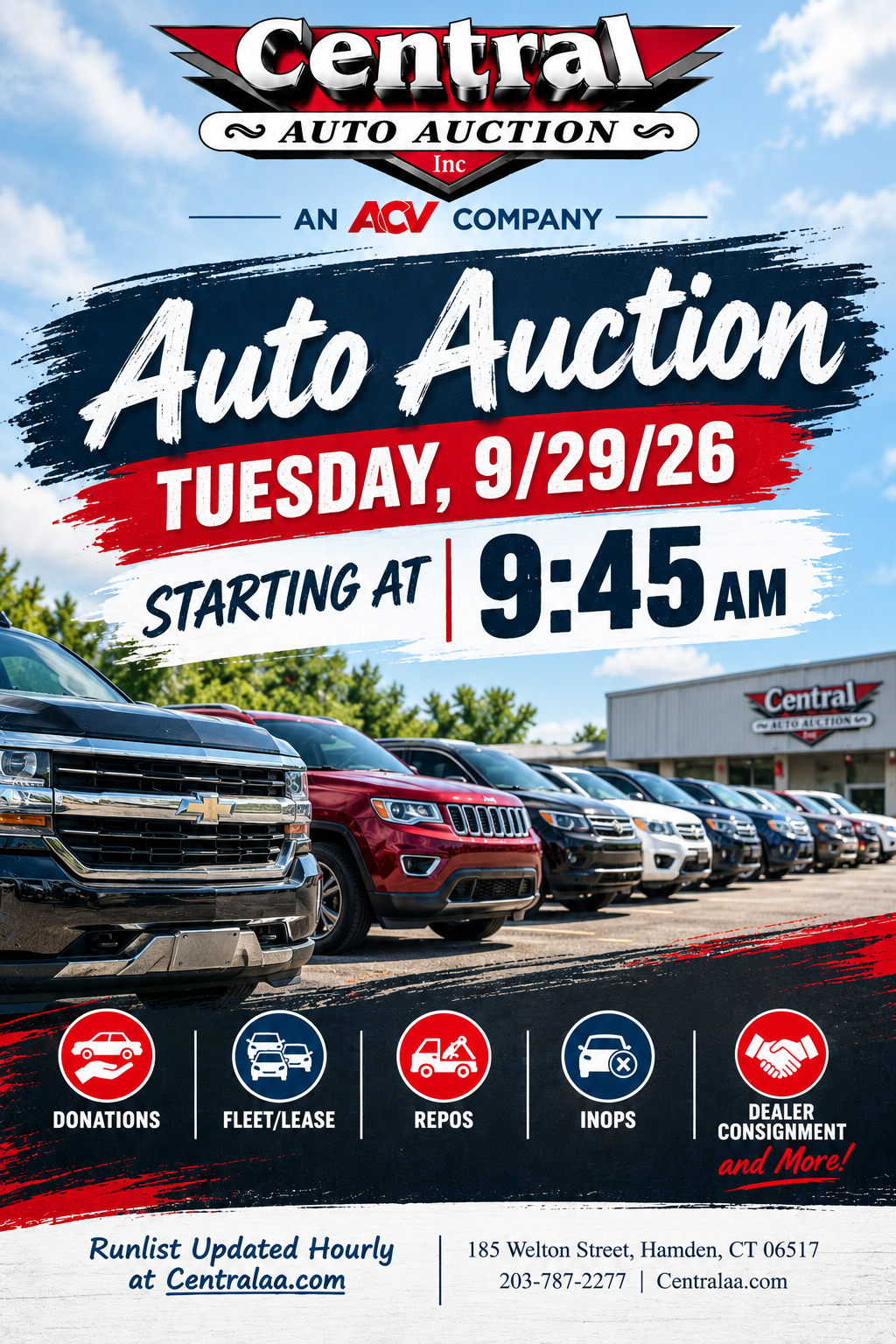 New at Central Auto Auction